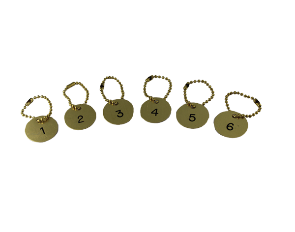 25ea, Round Blank Brass Tags – Northwest Mine Supply